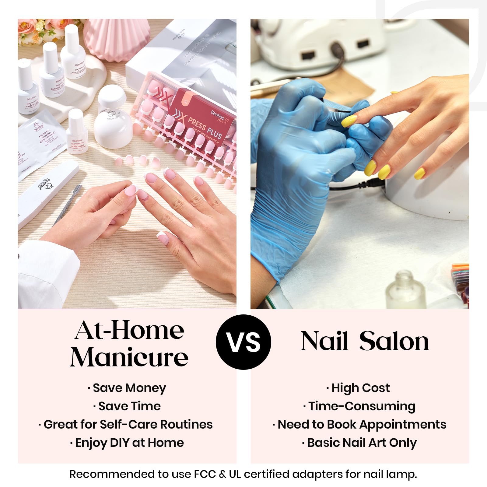 Beetles X Press Kit: 14 lingettes antiseptiques pour préparer la surface des ongles.