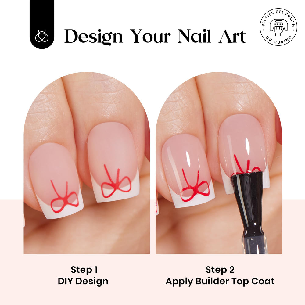 Couche durcissante Beetles X Press Plus prolongeant la tenue des ongles.