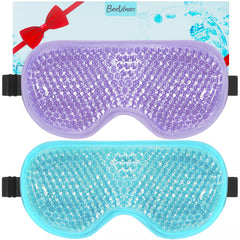 Masque BeeVines Gel Yeux, ensemble duo pratique pour le froid et le calme.