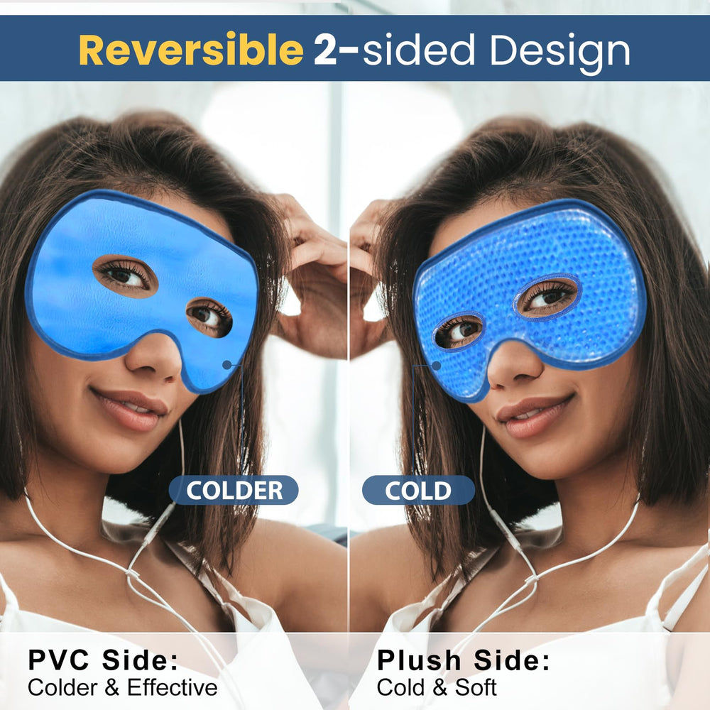 BeeVines Masque Yeux Gel XL: thérapie chaude et froide selon l'humeur