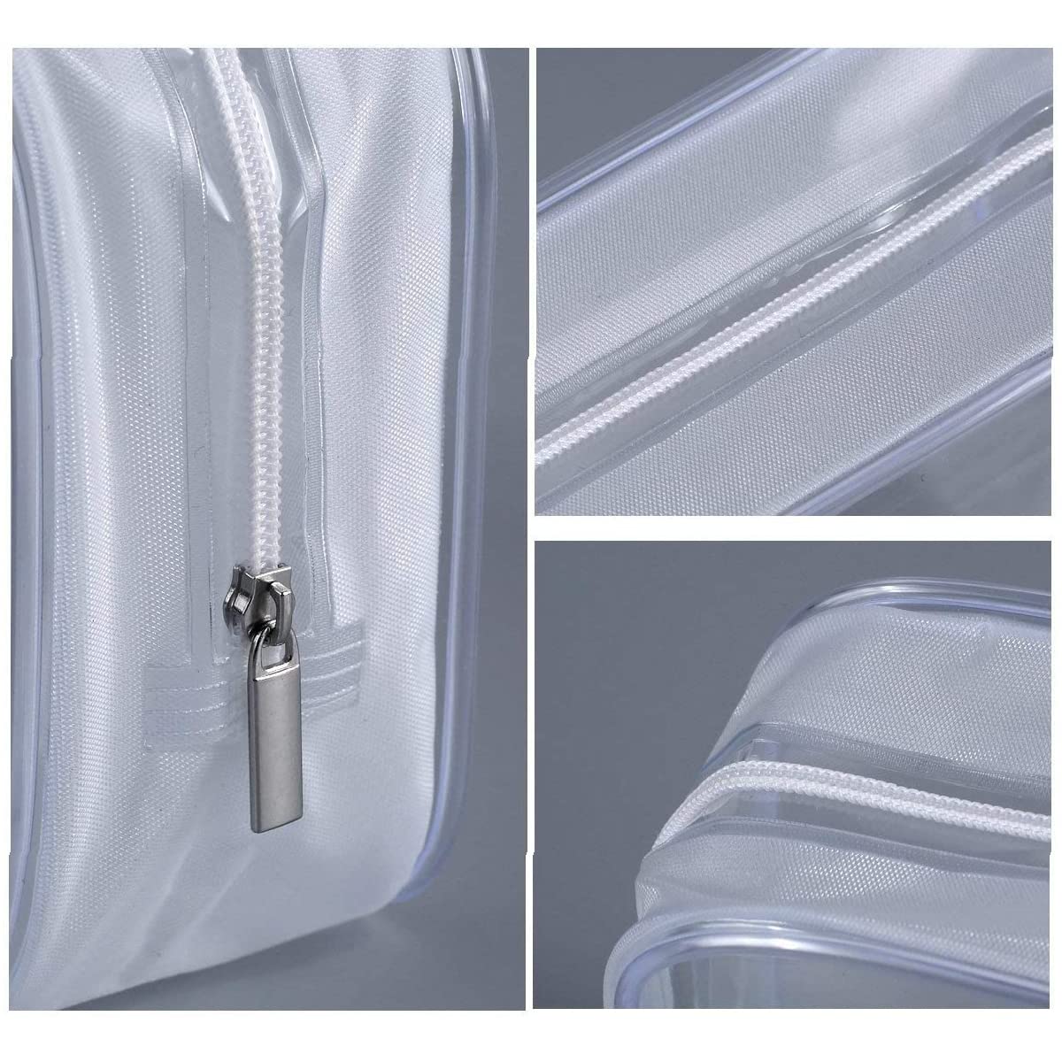 BEFORYOU pochette cosmétique transparente, rangement pratique pour cabine et salle de bain.