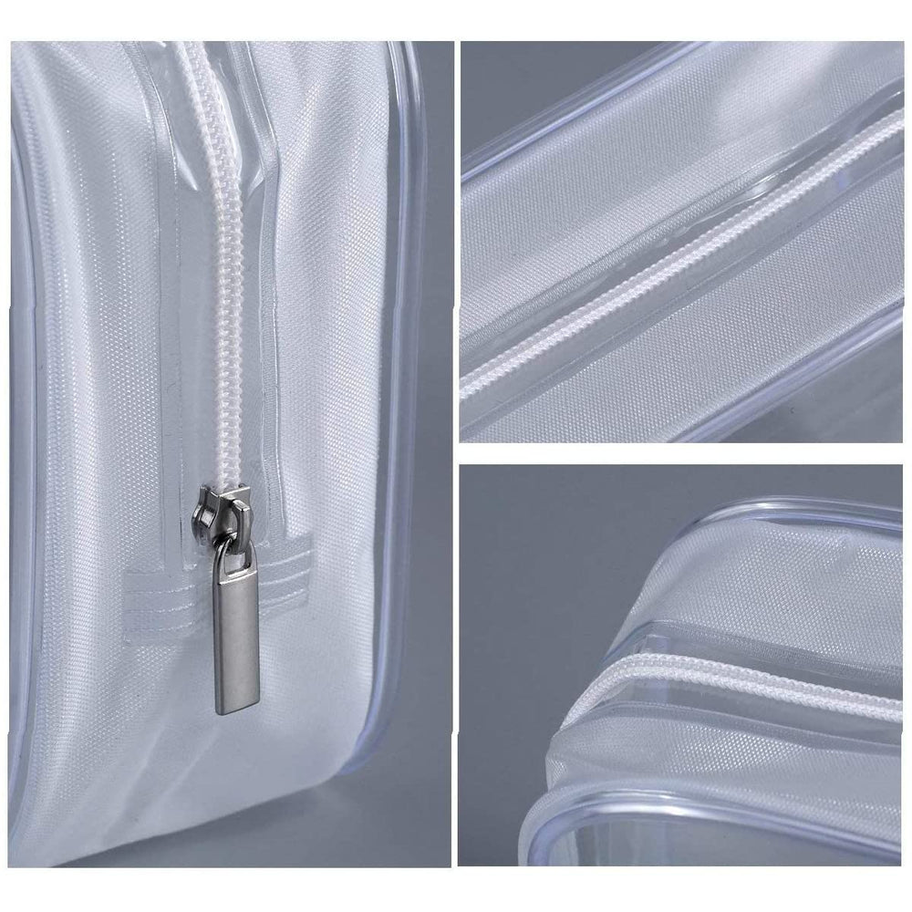 BEFORYOU pochette cosmétique transparente, rangement pratique pour cabine et salle de bain.