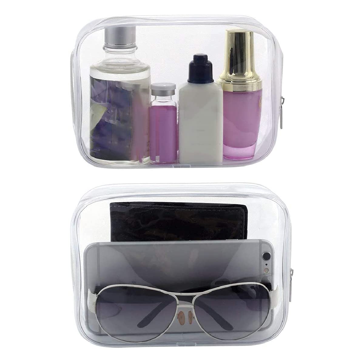 BEFORYOU pochon toilette transparent, accès rapide et visible