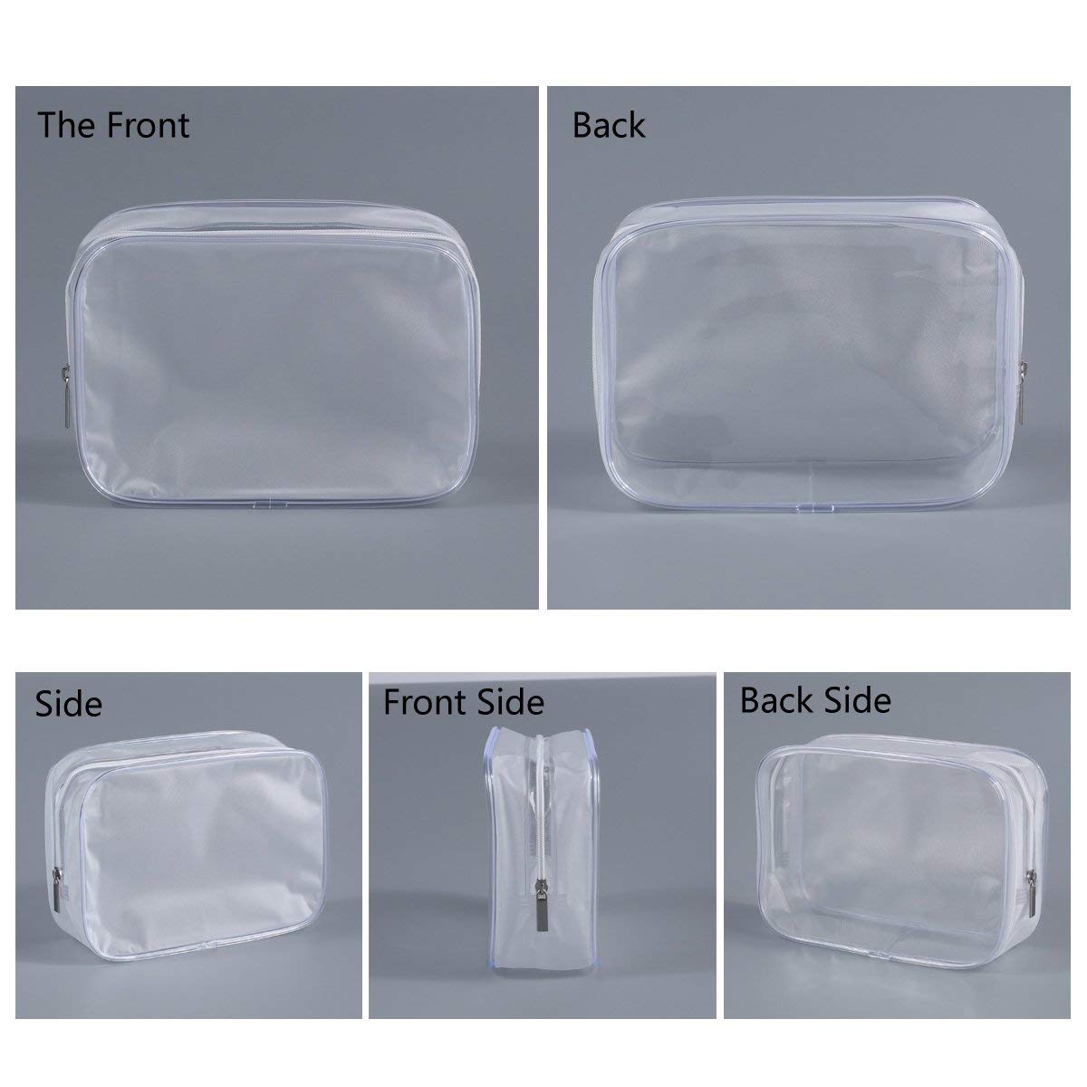 BEFORYOU trousse toilette transparente, organisation facile lors de déplacements