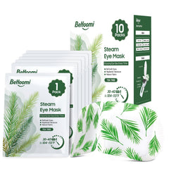BeHoomi Masque Yeux Vapeur Senteur Arbre-a-the emballage prêt à offrir
