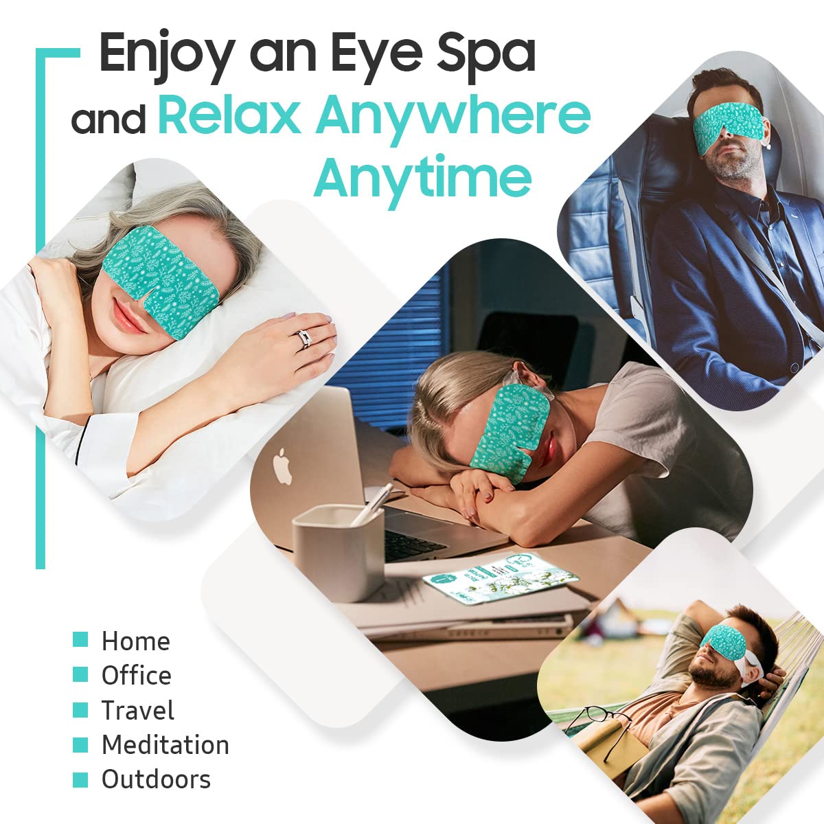 BeHoomi Masque Yeux Vapeur – idée cadeau relaxante et pratique.