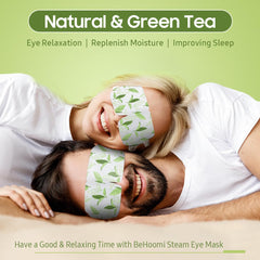 BeHoomi masque yeux à vapeur, emballage individuel, hygiénique et pratique