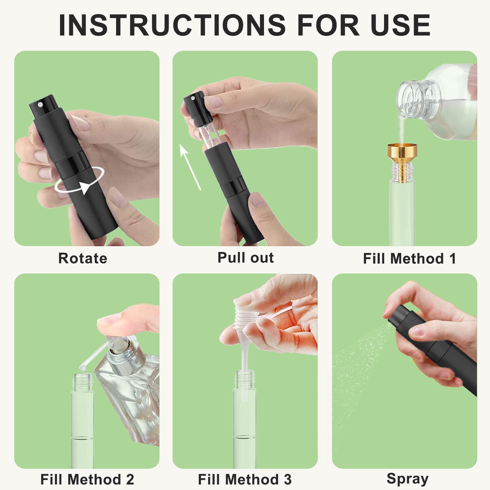 Beieverluck accessoires pompe et entonnoir, kit pratique pour prélever et remplir.