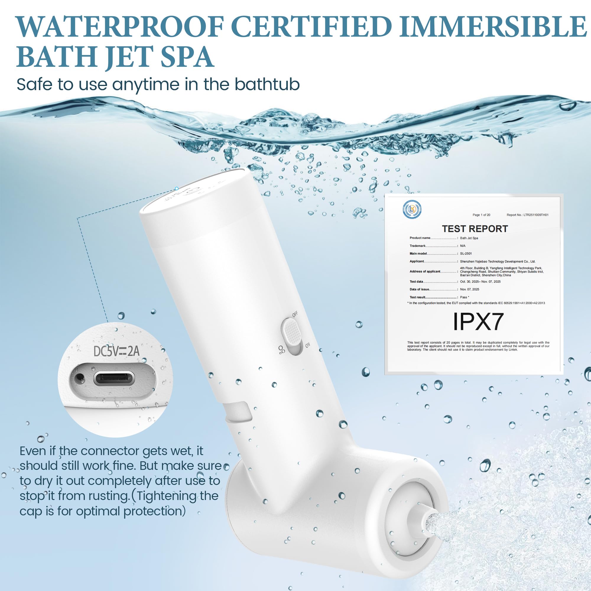 BeiliuDevise Bath Jet Spa base ventouse améliorée et adhérence