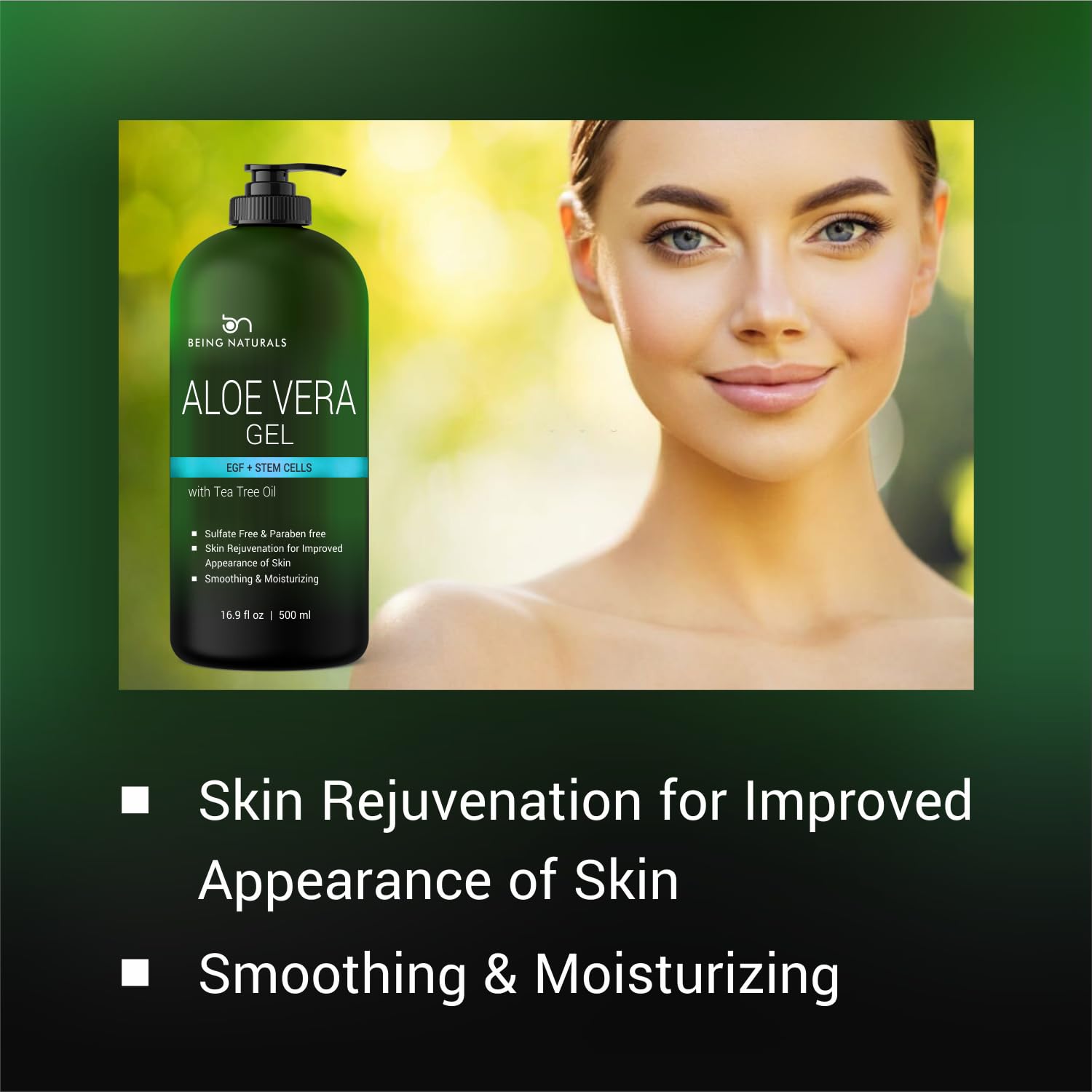 Being Naturals Aloe Gel romarin: parfum discret et apaisement cutané.