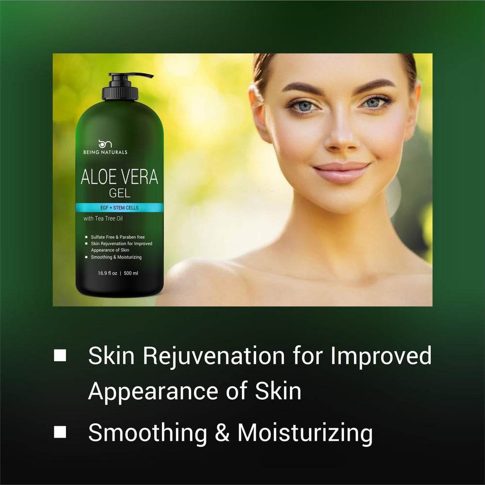 Being Naturals Aloe Gel romarin: parfum discret et apaisement cutané.