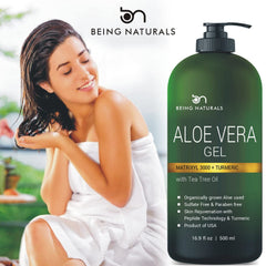 Texture légère à absorption rapide sans résidu gras du Gel Being Naturals