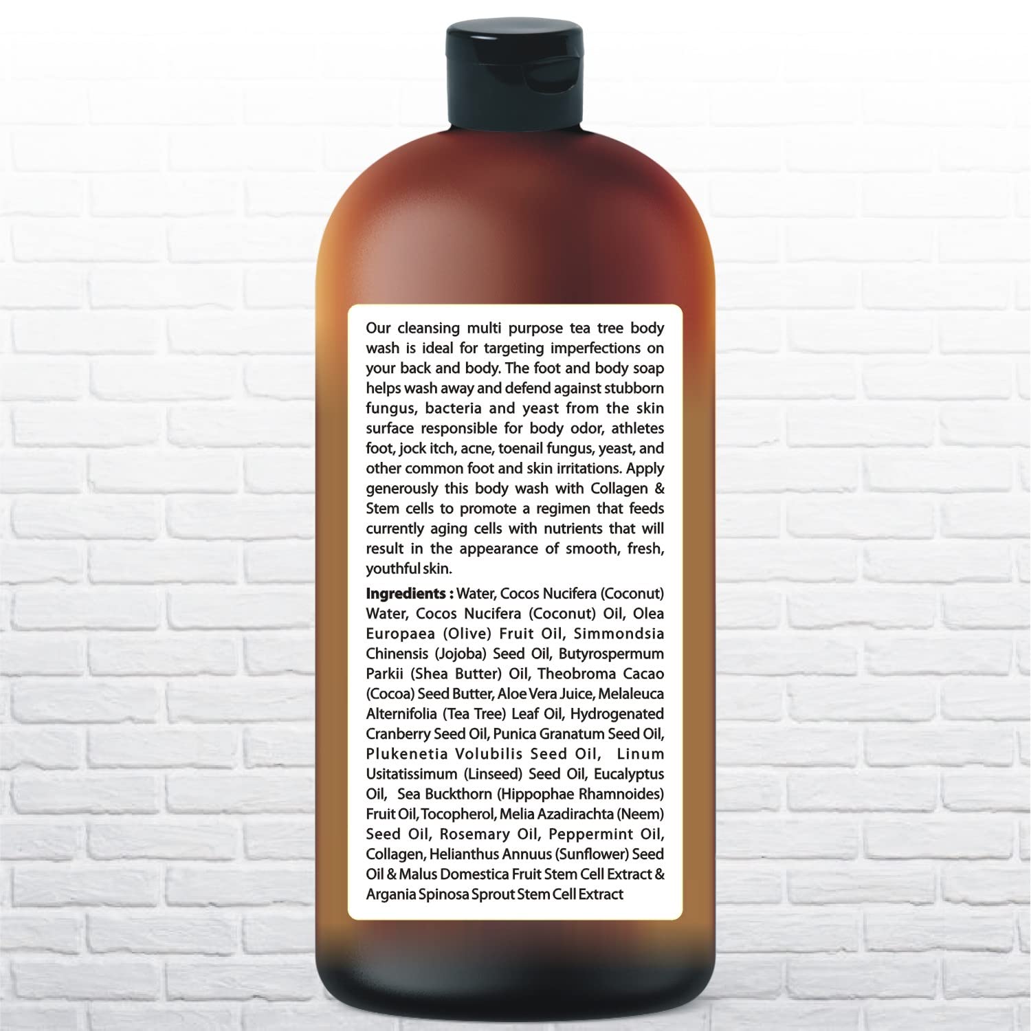 Being Naturals Tea Tree Body Wash in gym bag for post-workout refresh.