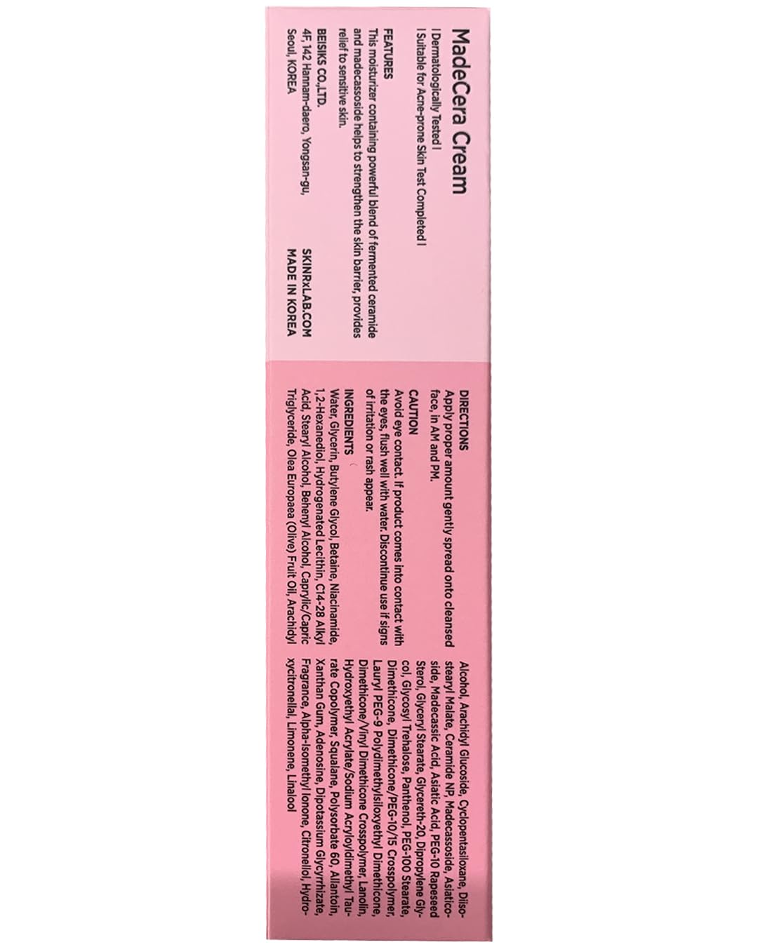 Routine quotidienne douce visage et cou avec MadeCera Cream