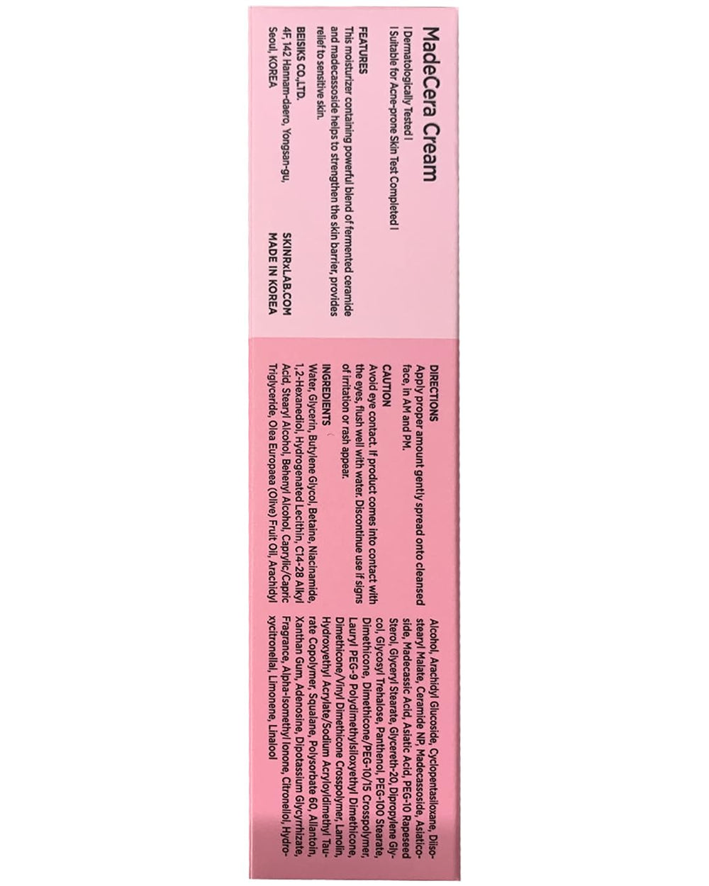 Routine quotidienne douce visage et cou avec MadeCera Cream