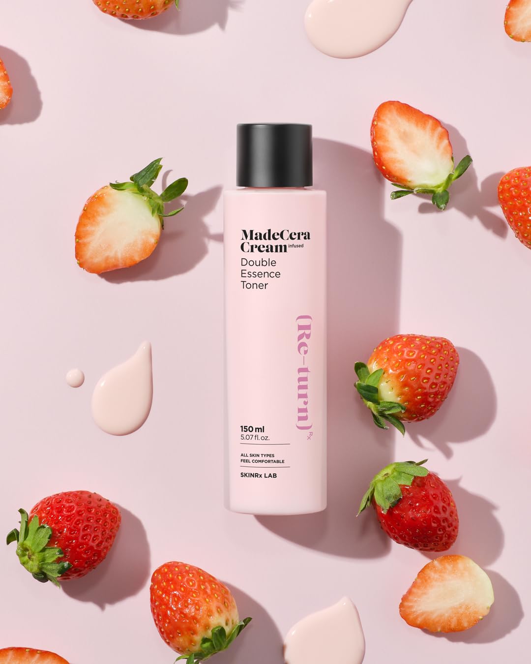 BEISIKS SKINRxLAB MadeCera toner texture suggesting dewy finish.