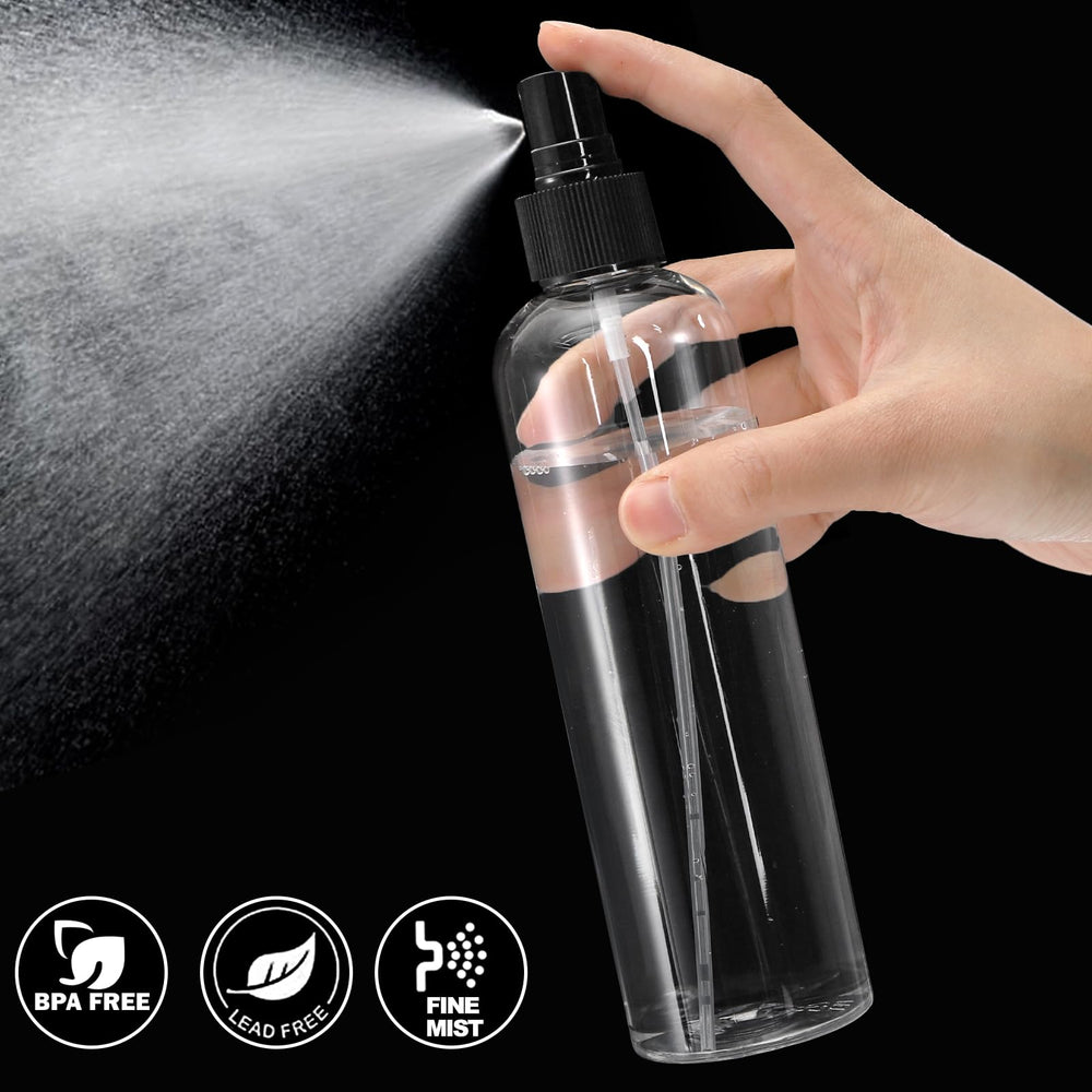 Bekith vaporisateur 8oz transparent, capuchon à pression, pratique pour dilutions d'huiles.