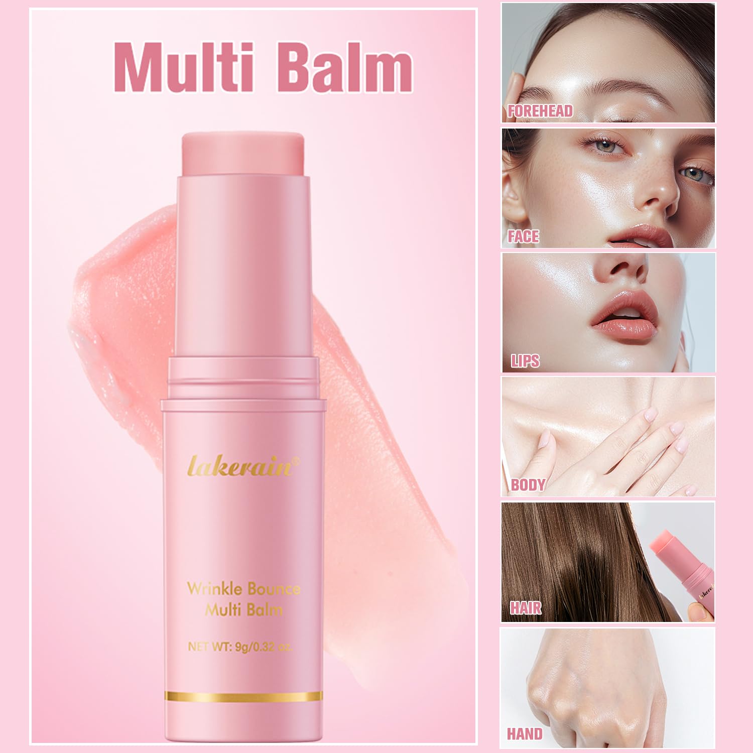 Bekoeen baume-stick primer maquillage, peau prête pour le teint.