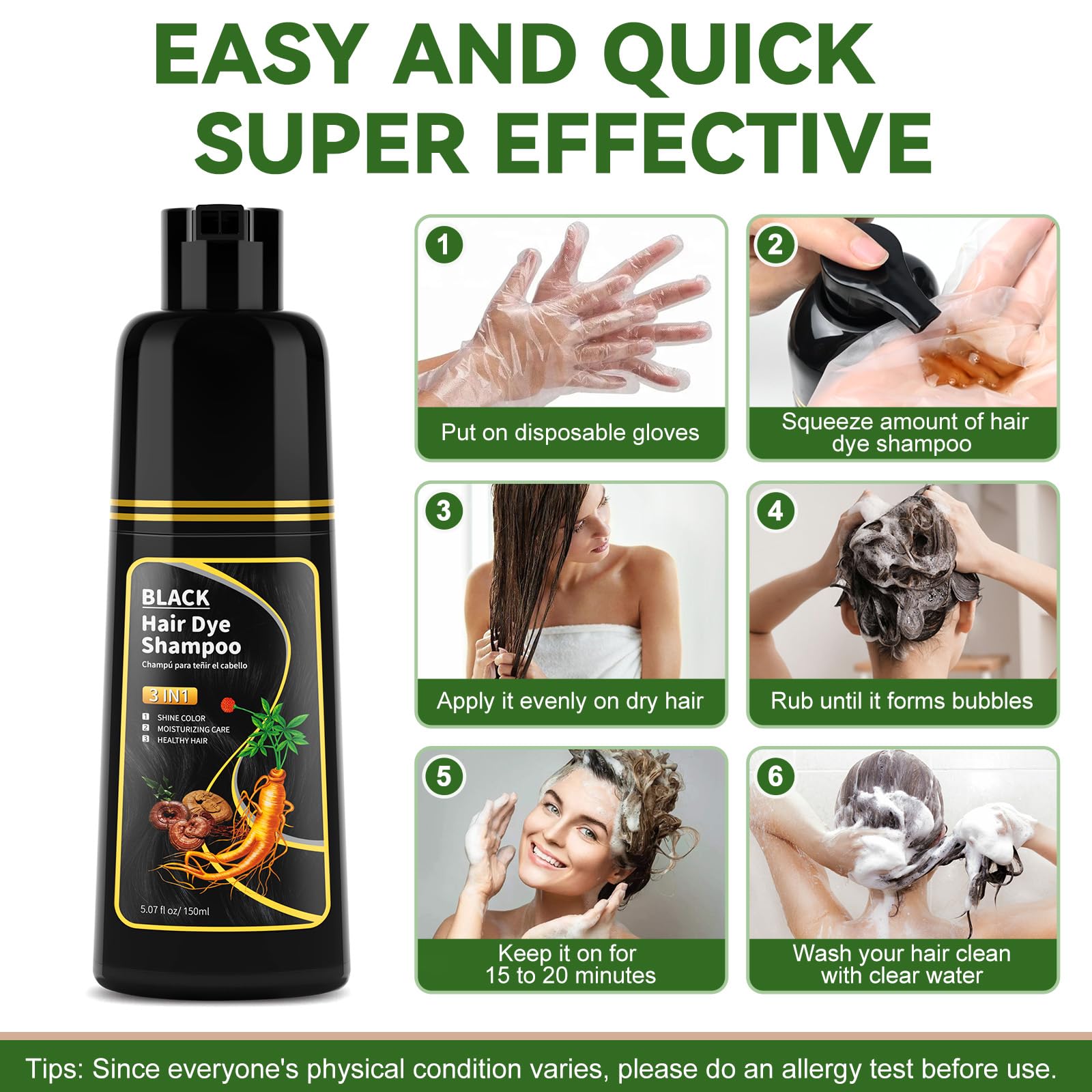 BELEZALIB ingrédients naturels ginseng polygonum pour cheveux