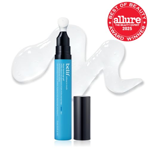 texture légère du gel Yeux Aqua Bomb avec caféine et hyaluronique pour hydration rapide