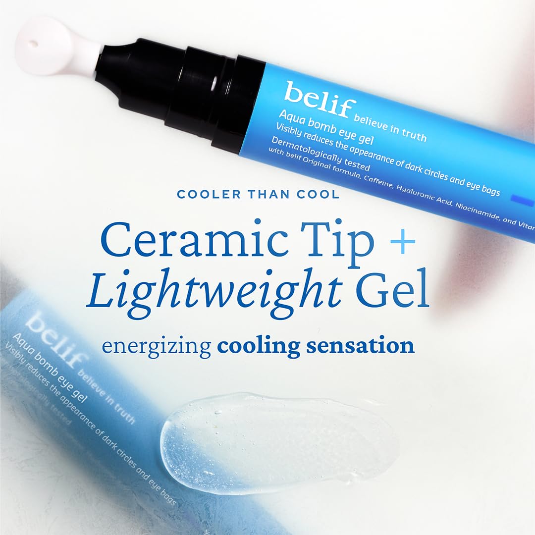 hydration légère du contour des yeux avec Aqua Bomb Gel Yeux