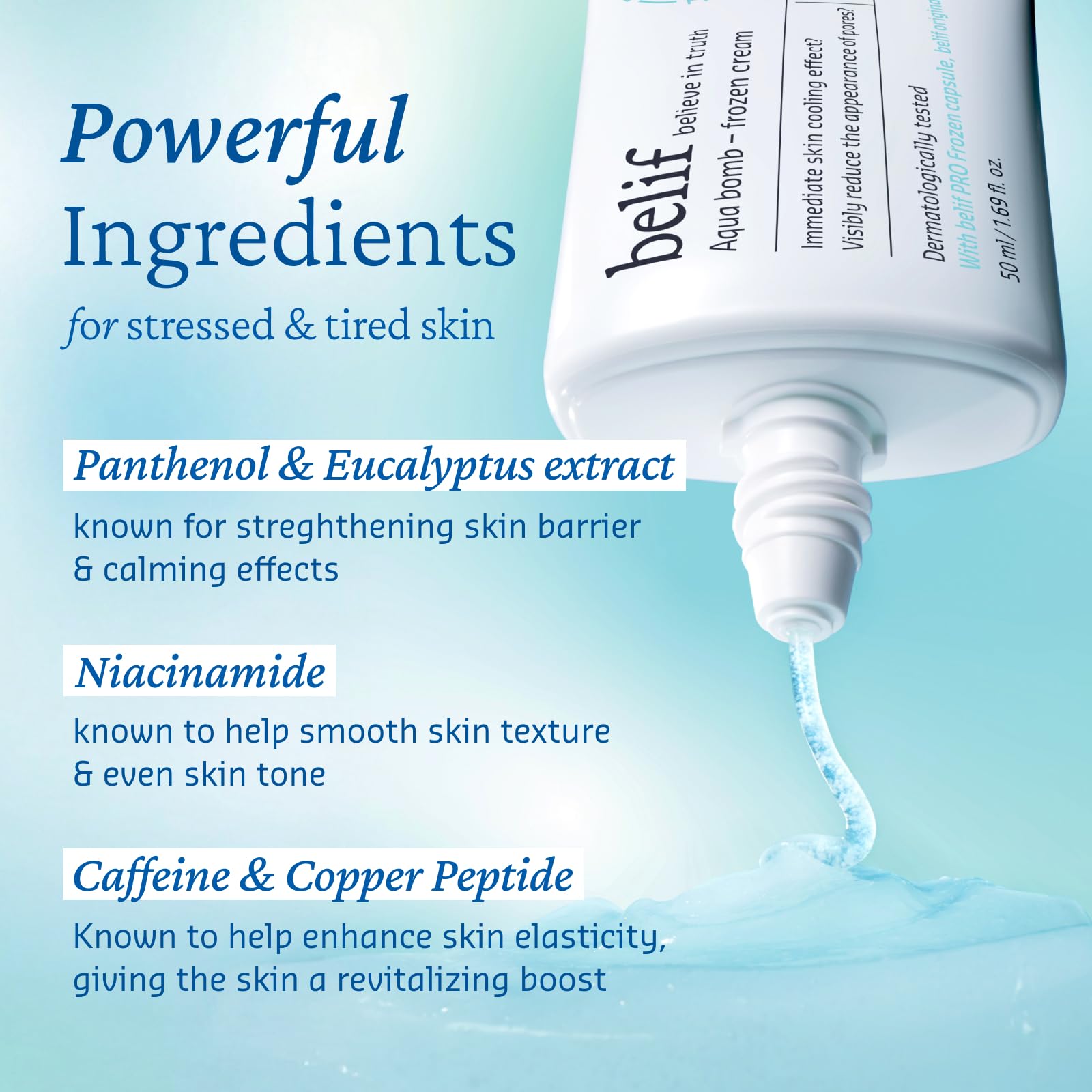 Belif Aqua Bomb: raffinement des pores pour un teint plus net.