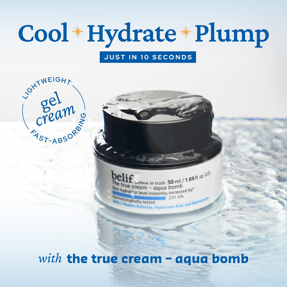 La texture gel fraiche d Aqua Bomb offre une sensation légère et non grasse sur la peau