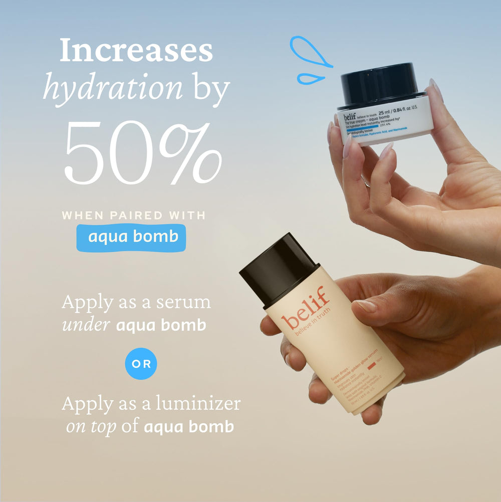 belif sérum primer maquillage offre luminosité naturelle du teint
