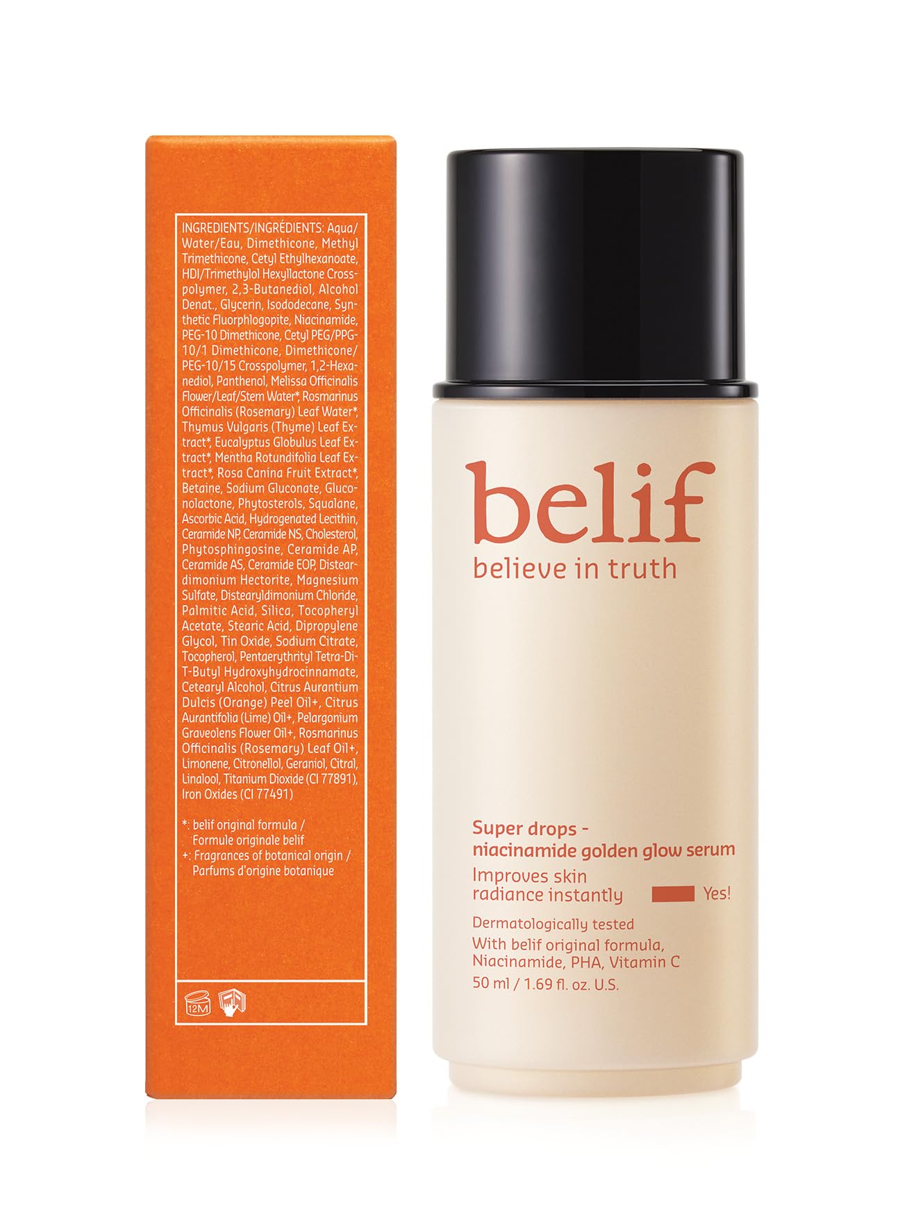 belif sérum routine coréenne hydrate et éclaire progressivement la peau
