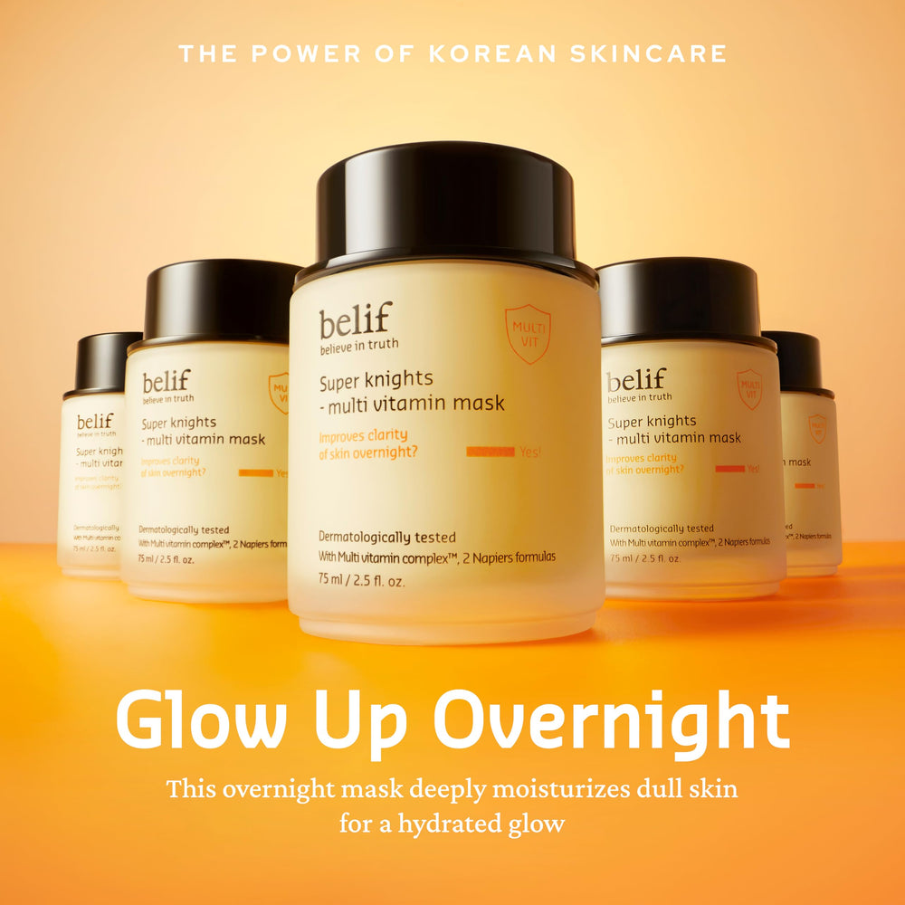 Belif Vitamin C Overnight Butter Mask - application nocturne, facilite une routine douce et uniforme.