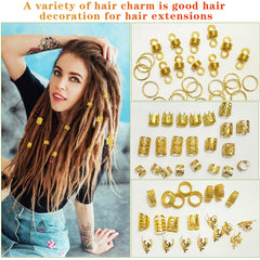 Belinreli clips cheveux or – fixation rapide et chic pour nattes