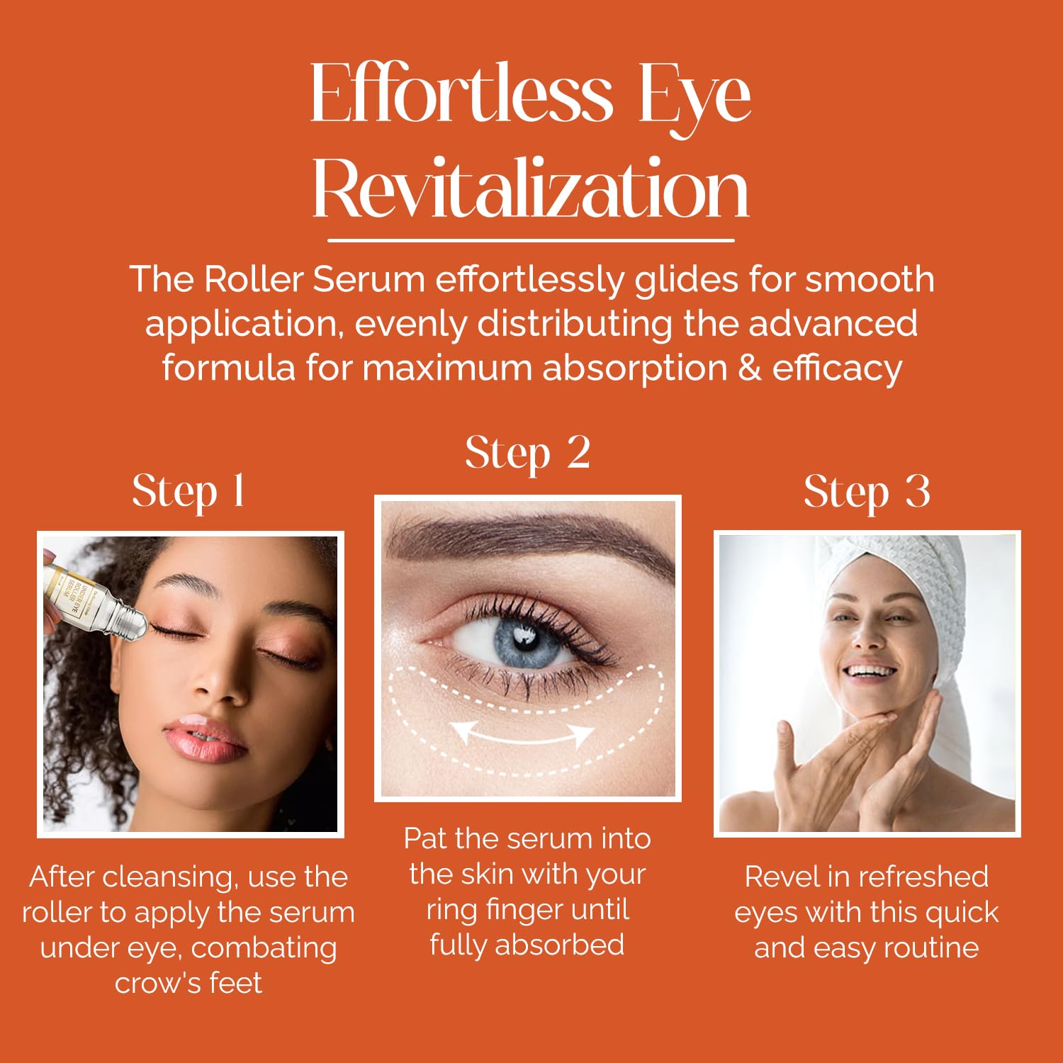 Bella Beauty Vitamine C Roller – pratique en voyage et déplacements pour préserver le regard.