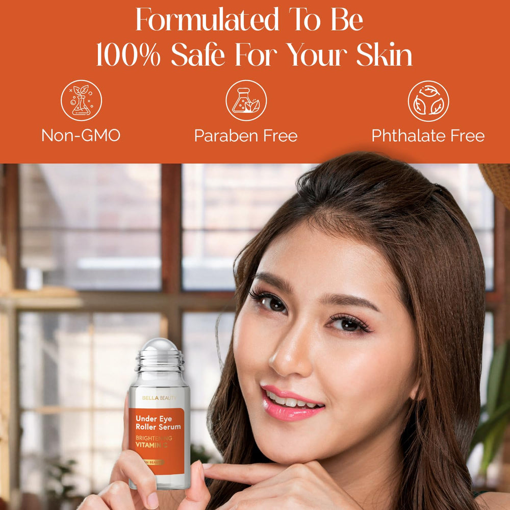 Bella Beauty Vitamine C Roller – fini frais et possibilité de réduction des poches.