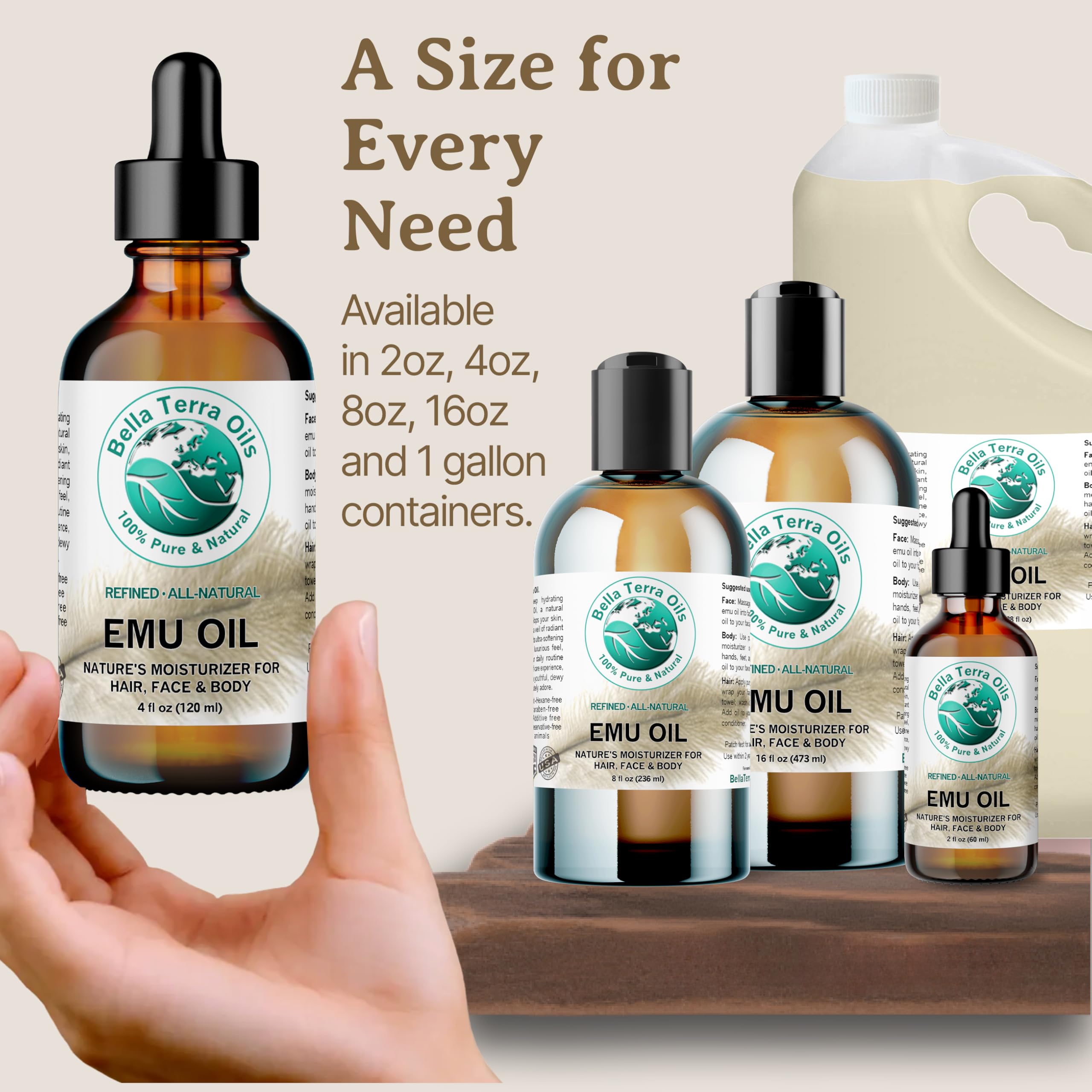 Routine beauté avec Bella Terra Oils Huile Emu, soin naturel et facile.