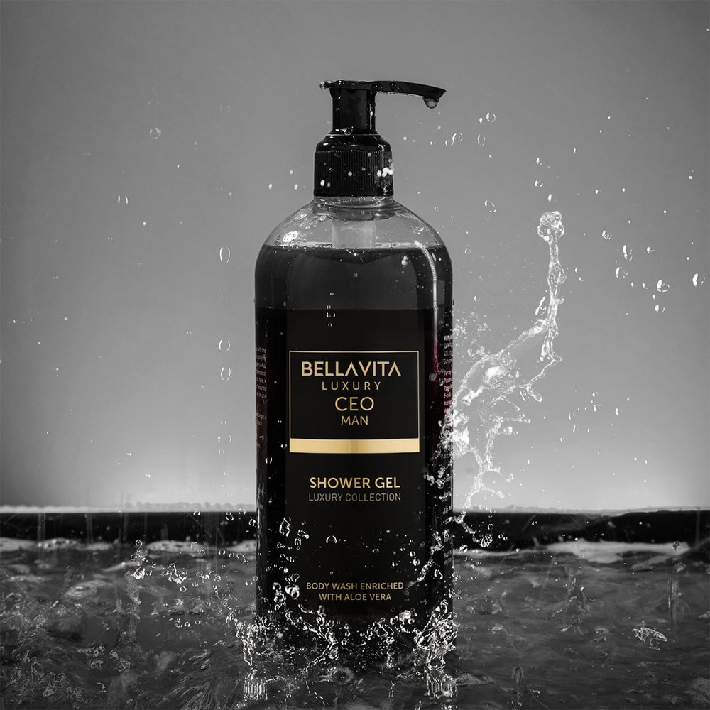 Gel douche CEO Man Bella Vita Luxury aloé véra pour peau apaisée