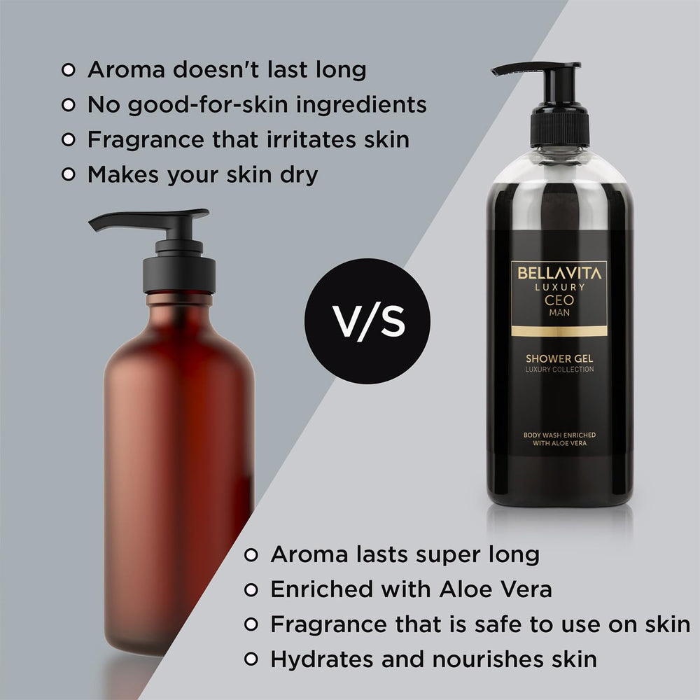 Gel douche CEO Man Bella Vita Luxury variante jour parfum frais