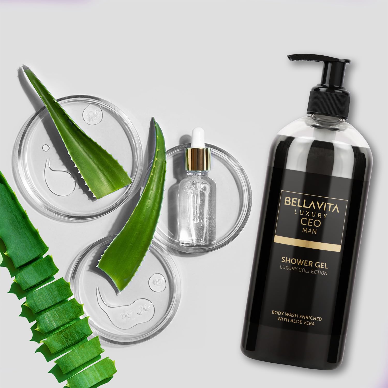 Gel douche CEO Man Bella Vita Luxury variante voyage format compact