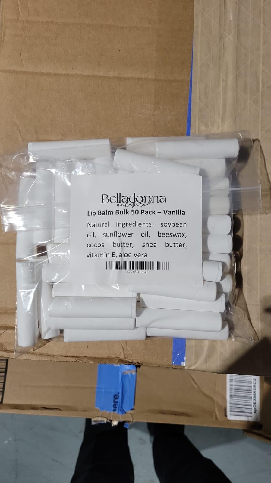 Utilisations promotionnelles Belladonna baume lèvres dans réceptions et salons.