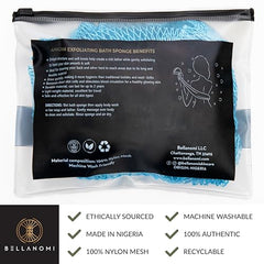 Bellanomi éponge exfoliante – séchage rapide et hygiène améliorée
