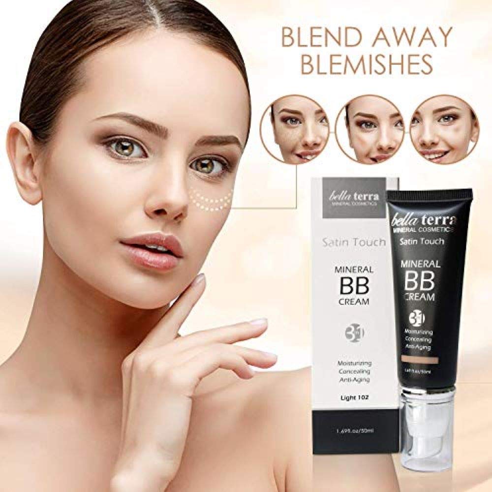 BB Cream fini-matel sans huile pour contrôle de la brillance.
