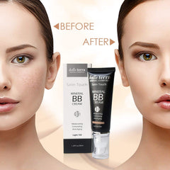 Utilisation-3-en-1 BB Cream comme soin et fond léger.