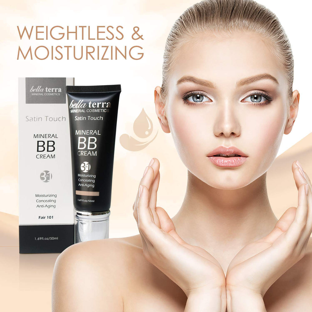 Finition mate Bellaterra BB crème pour un teint sans brillance
