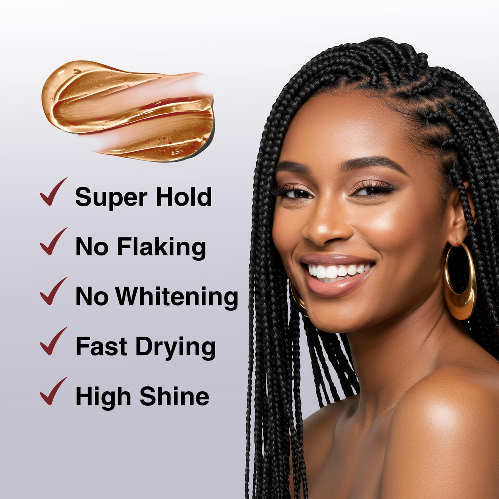 Bellatique Edge Braiding Gel – brillance élevée qui met en valeur la coiffure