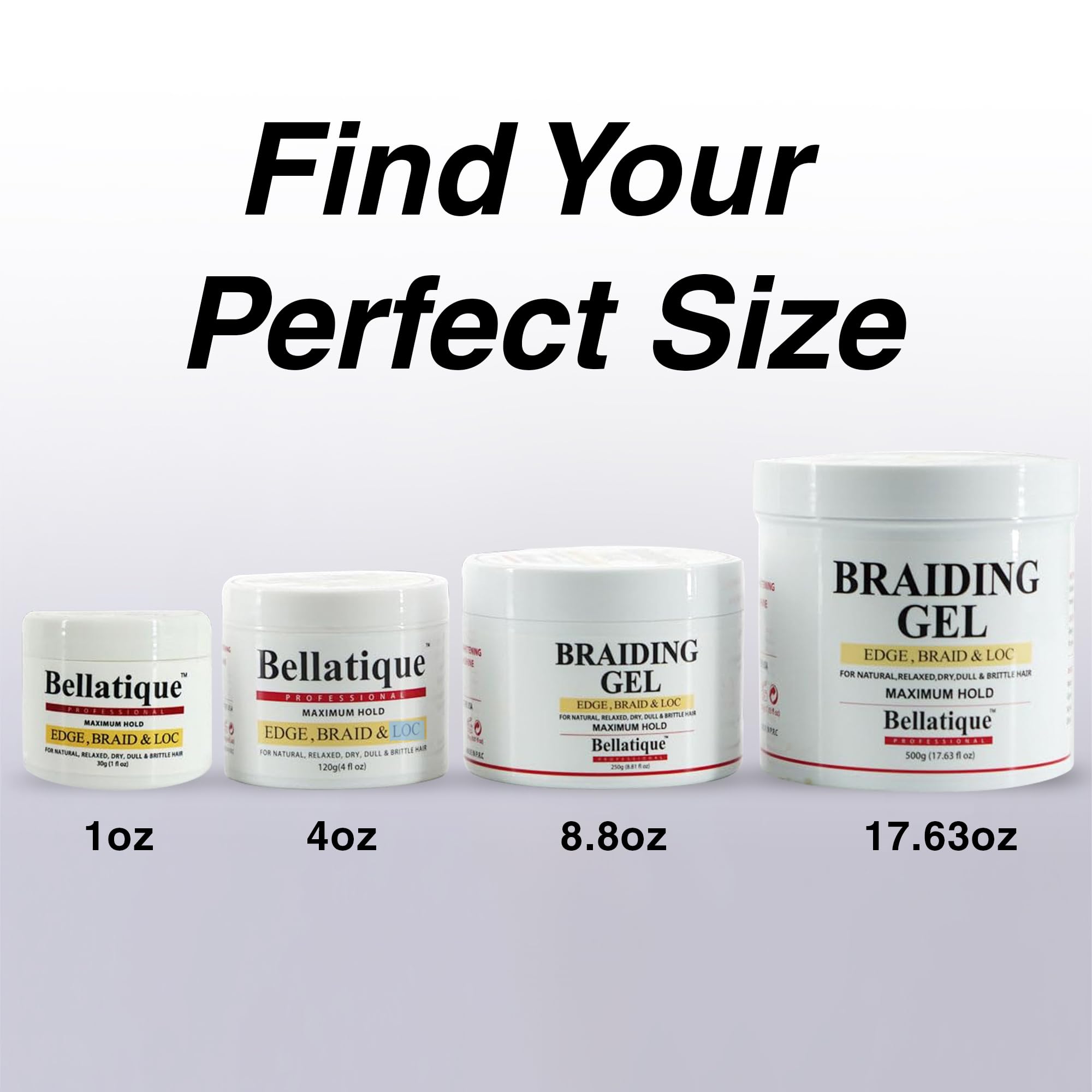 Bellatique Edge Braiding Gel – fini sans résidu sur les bords