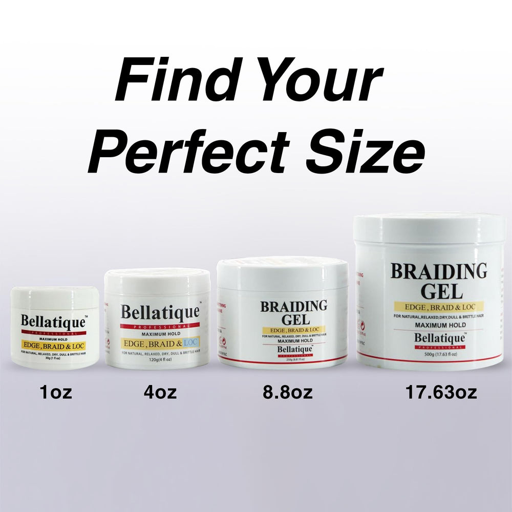 Bellatique Edge Braiding Gel – fini sans résidu sur les bords