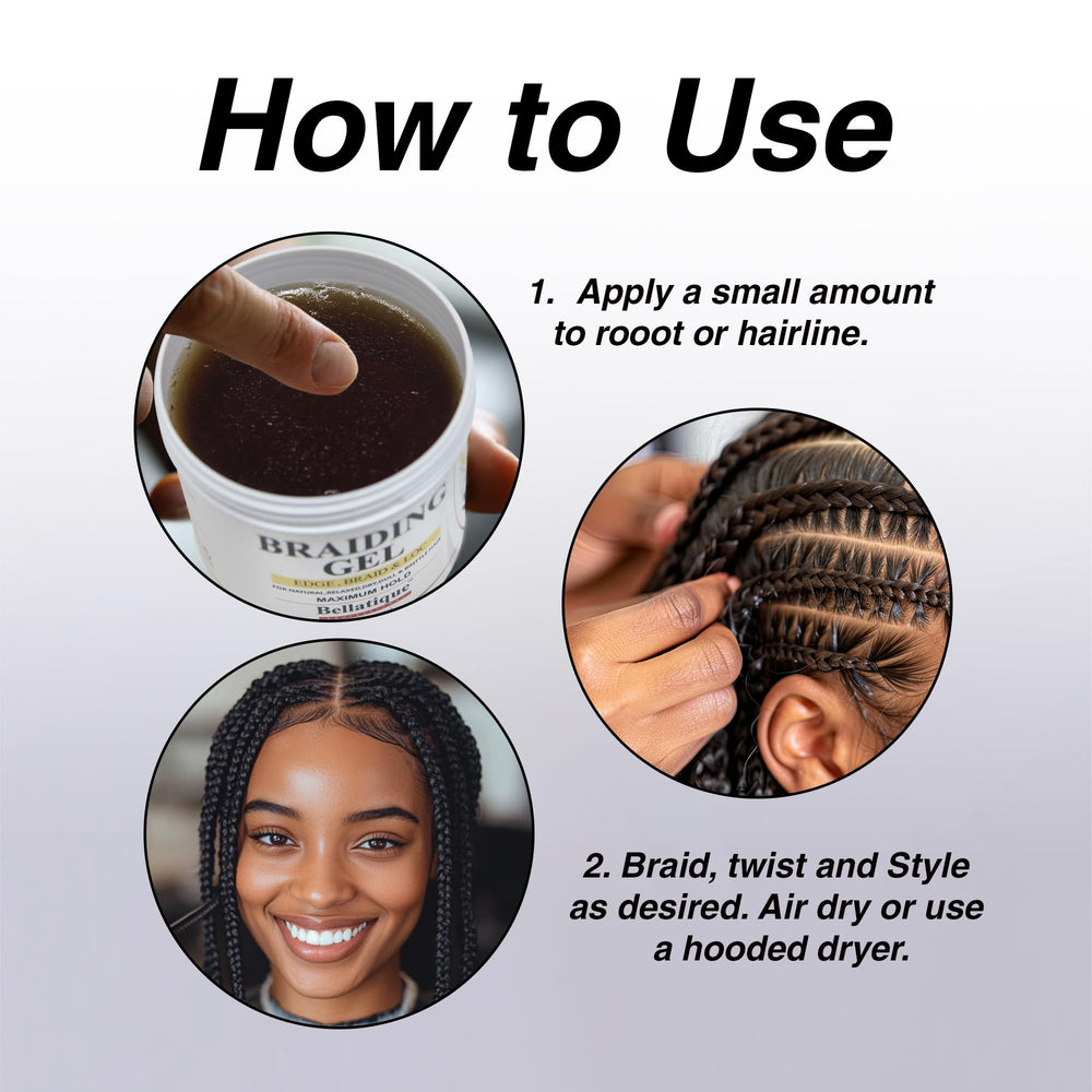 Bellatique Edge Braiding Gel – séchage rapide pour gagner du temps