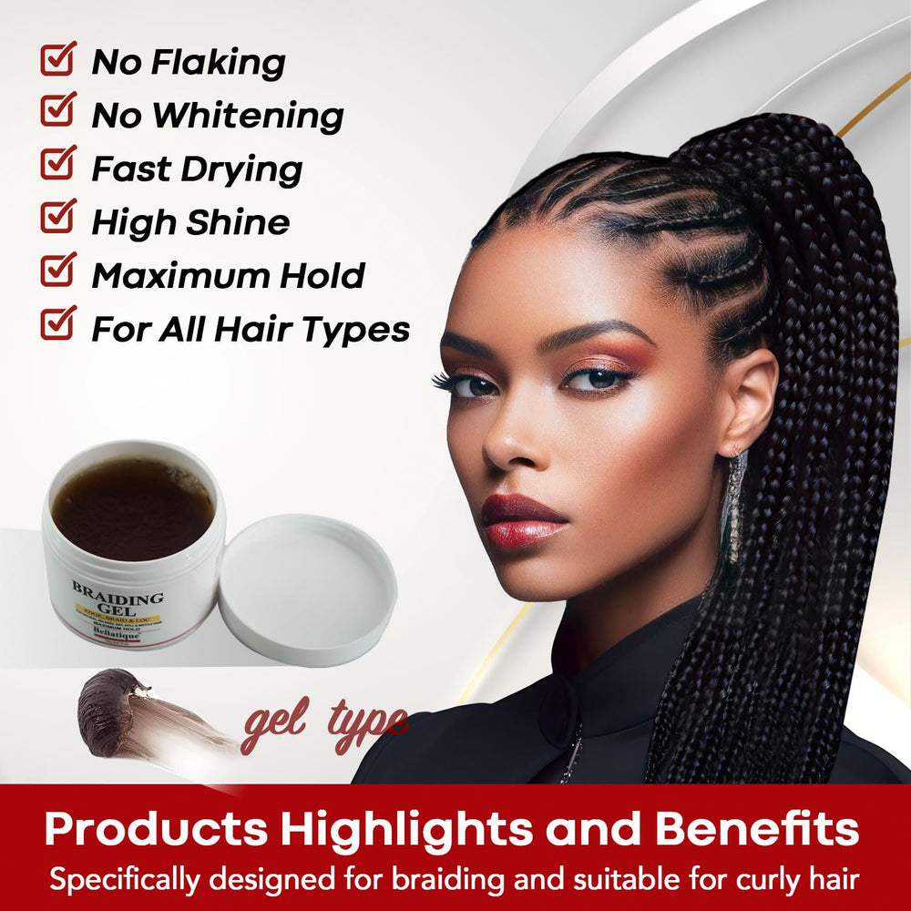 BELLATIQUE Edge: fini hautement brillant sur cheveux naturels