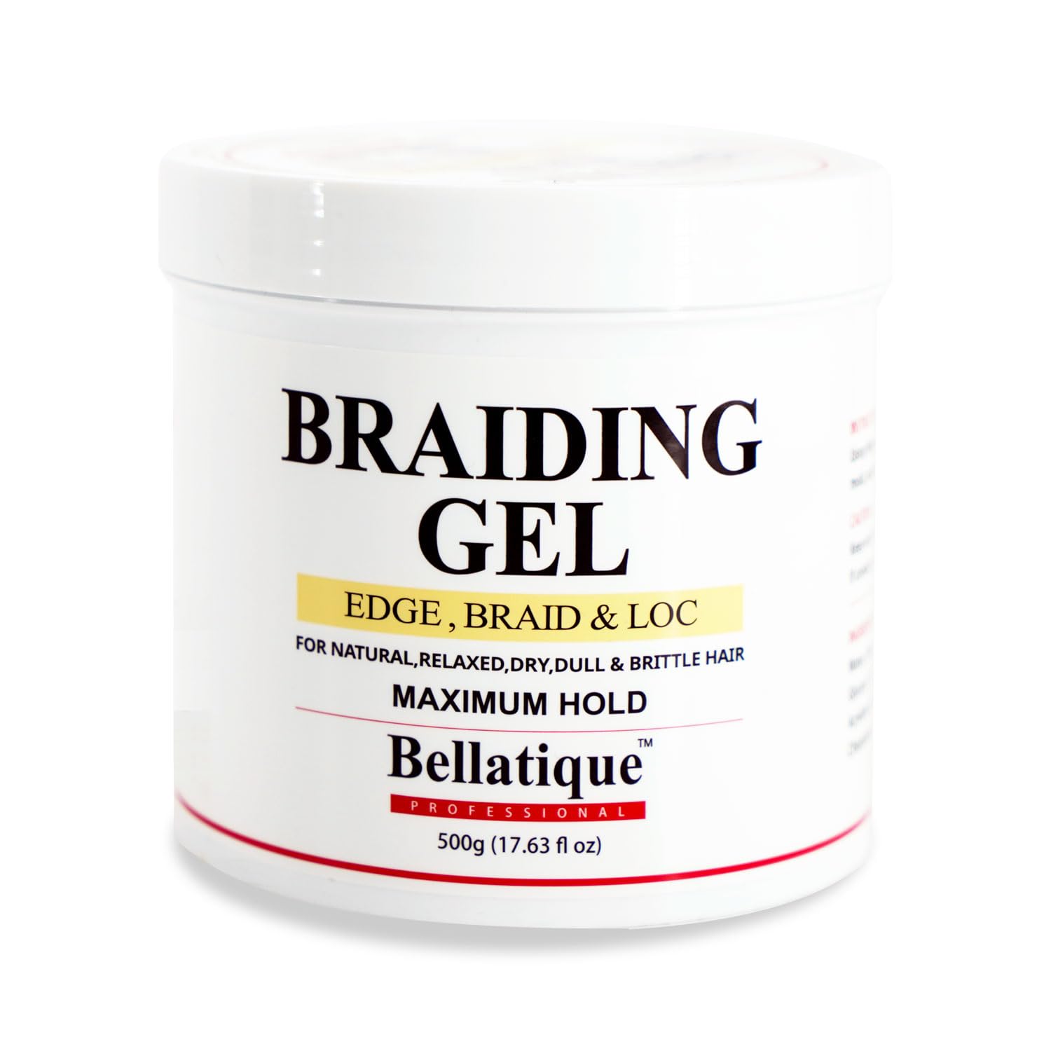 GEL Professionnel Bellatique tressage — bouteille prête à l’emploi et tenue fiable.