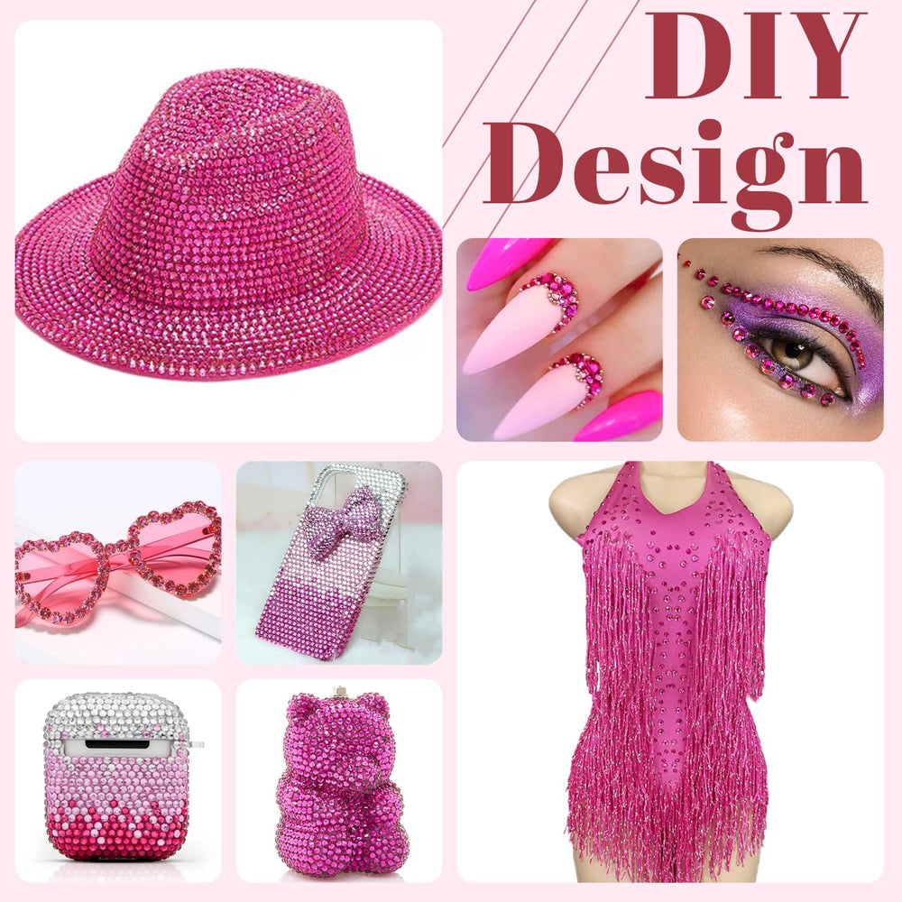 BELLEBOOST accessoires d'artisanat rose fluo, parfaits pour designs colorés et créations expressives.