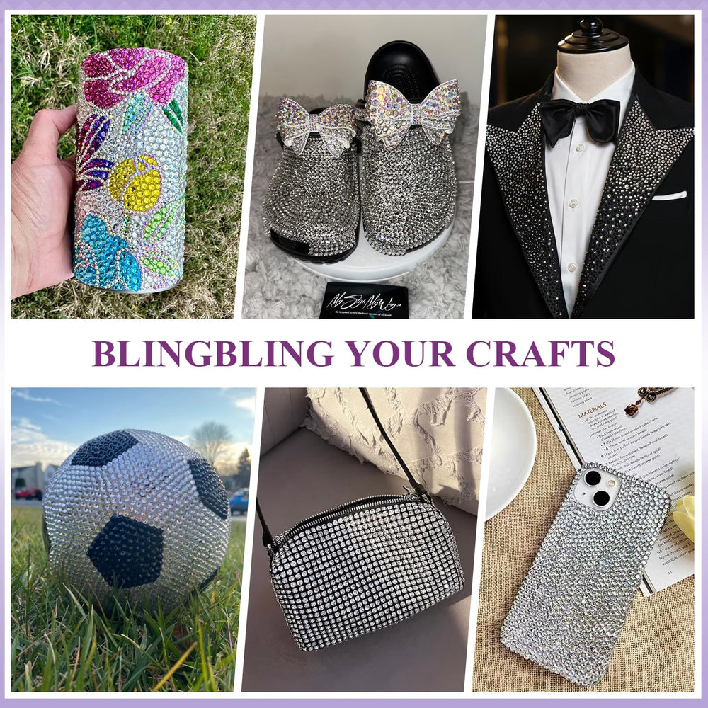 BELLEBOOST Strass décor verre – éclat lumineux pour vêtements et accessoires
